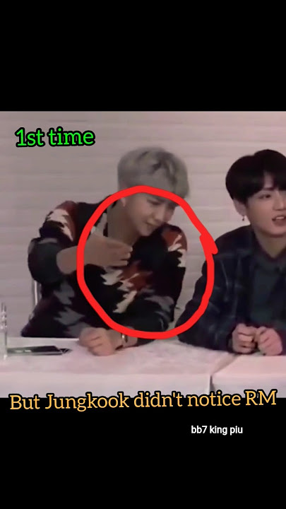 The first time Jungkook ignored Namjoon😓 #bts #viralvideo #btsot7forever #kpop #rm #sad #satisfying