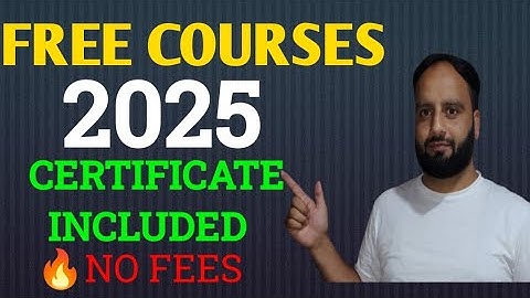 Top 5 Free Courses with Certificate (2025) #students 