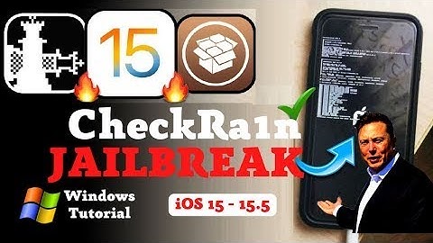 JAILBREAK iOS 15 -15.4 .1 (with CheckRa1n 0.12.5) - (Win) -JAILBREAK iOS 15
