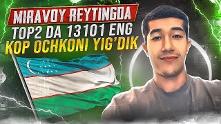 UZBEKISTONDA BIRINCHI BOR 13101 OCHKO QILDIK WORLD RAITING TOP 2 MIRAVOY TOP 2 DAMIZ➤🇺🇿🔥-PUBG MOBILE