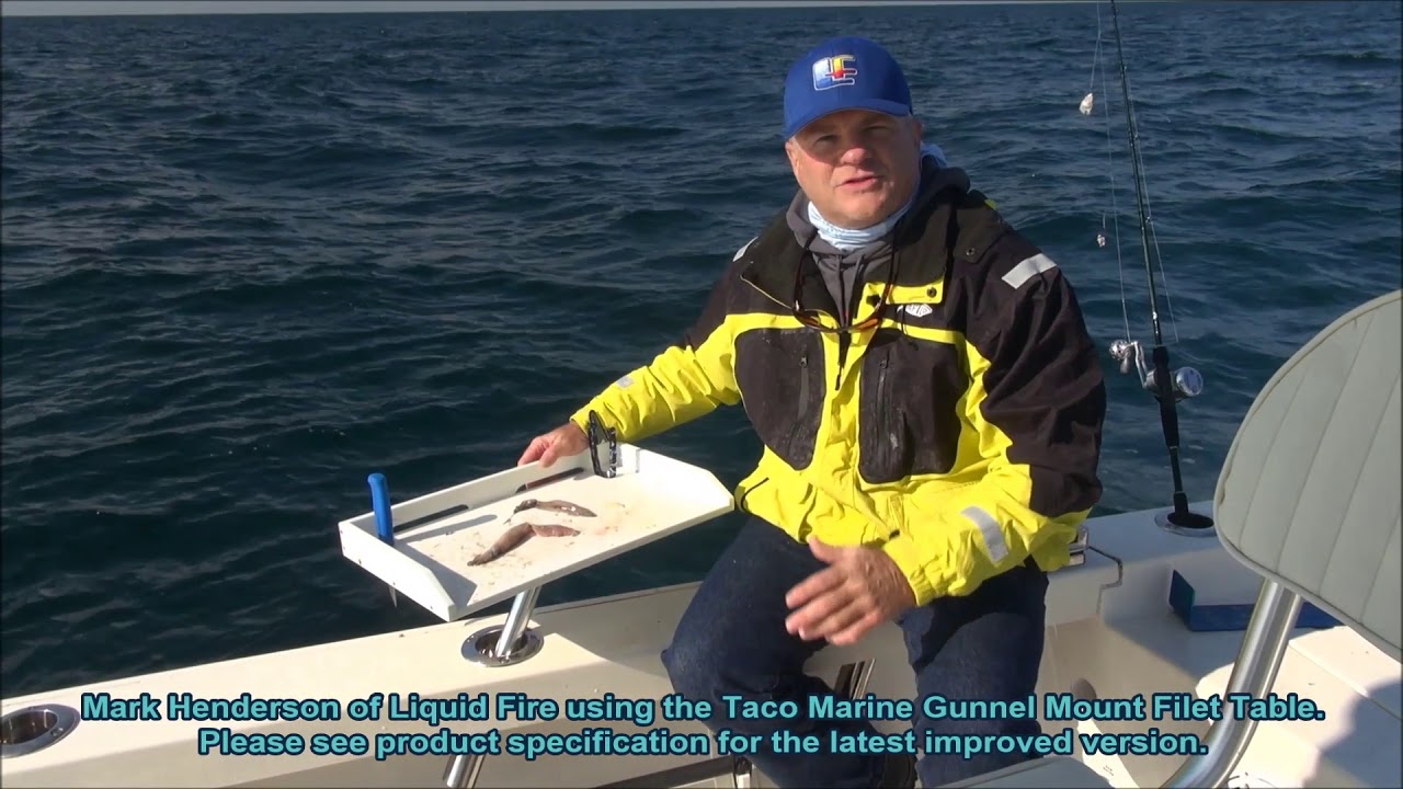 Introducing the TACO Marine Adjustable Poly Filet Tables - YouTube