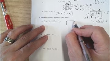 Area Model for Quadratic and Cubic Factoring