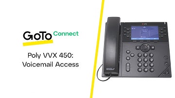 Poly VVX 450: Voicemail Access