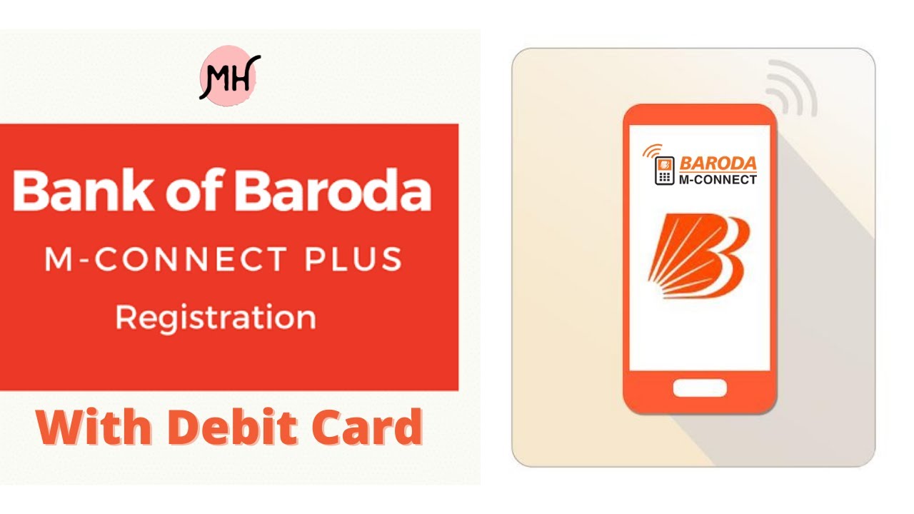 Bank of Baroda Mobile Banking MConnect Plus How to register BOB M