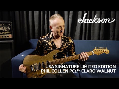 Phil Collen Demos His New USA Signature Limited Edition PC1 Claro Walnut