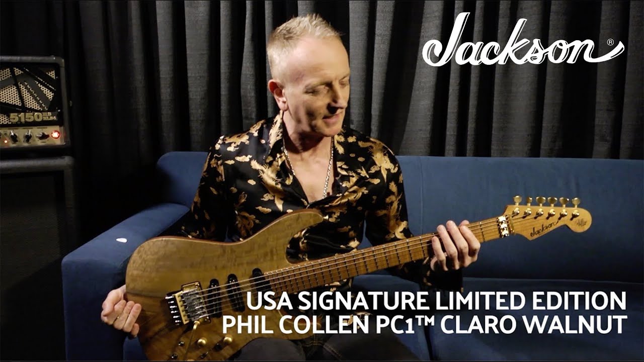 Phil Collen Demos His New Usa Signature Limited Edition Pc1 Claro Walnut