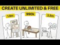 Create Unlimited AI Stickman Videos FREE 🤯 | ChatGPT + Gemini Tutorial (Mobile Only)