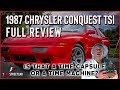 1987 Chrysler Conquest TSi Review / A close look 30 years later!