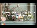 Shabby Chic Easter Decor: Soft Pastels &amp; Vintage Charm for a Romantic Spring Look!