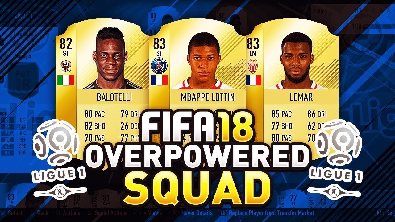 FIFA 18 220K OP/ HYBRID/ SWEATY SQUAD BUILDER HFS!!!!