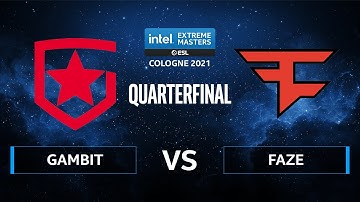 CS:GO - Gambit Esports vs. FaZe Clan [Inferno] Map 3 - IEM Cologne 2021 - Quarterfinal
