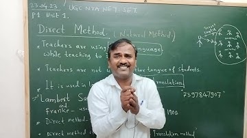 NET June 2023 @ p1 unit 1 Direct Method in English