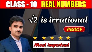 root 2 is irrational proof in telugu || Real numbers || 10th class maths chapter 1 || Mathstech