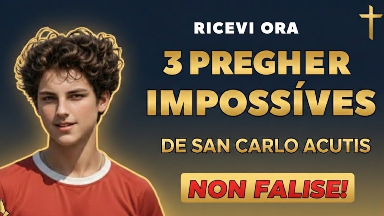 Fai 3 richieste a Carlo Acutis e ricevi Grazie Impossibili!