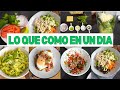 Lo que como en un día cocinando en casa | realista, rico y rápido  #recetasfaciles