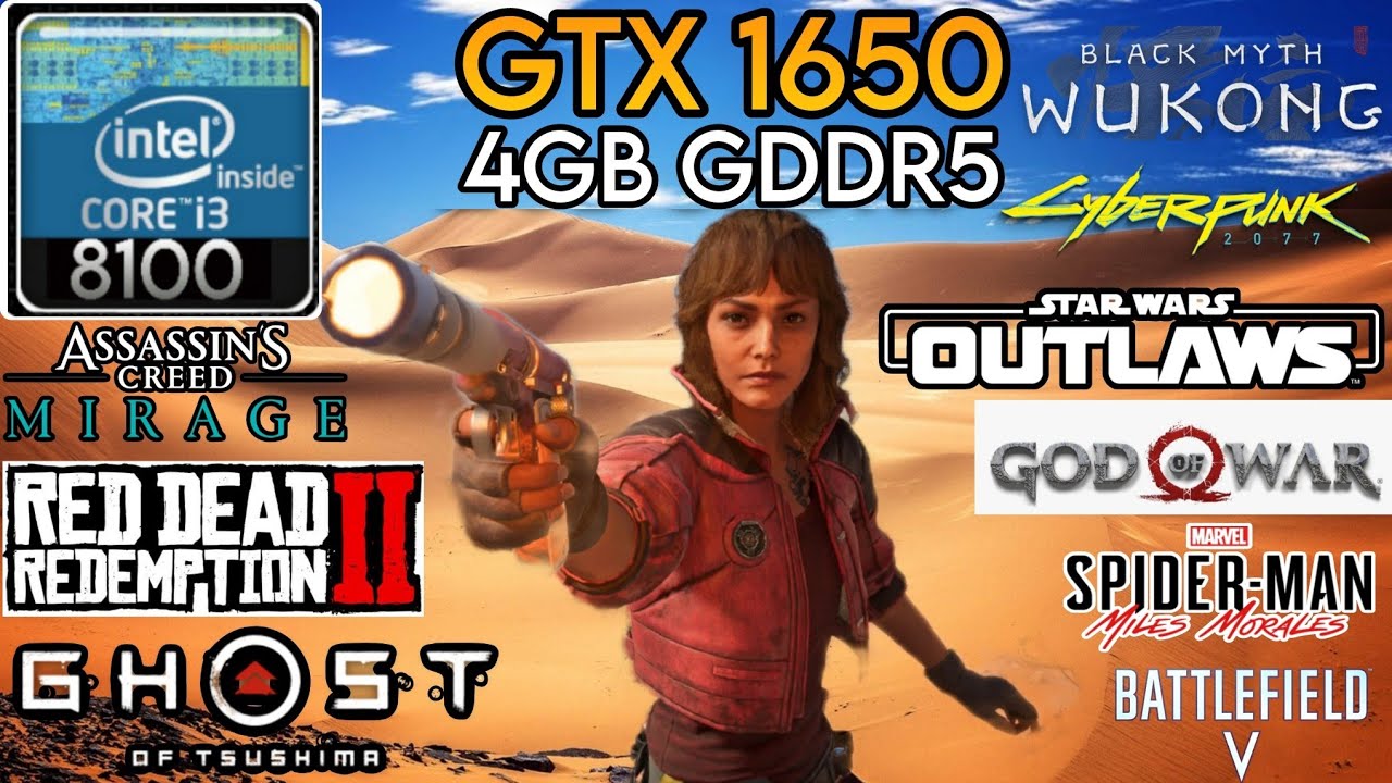 GTX 1650 + I3 8100 & 16GB Ram - Test In 10 Games In 2024 ! - YouTube