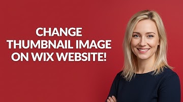 CHANGE THUMBNAIL IMAGE ON WIX WEBSITE! - Julia