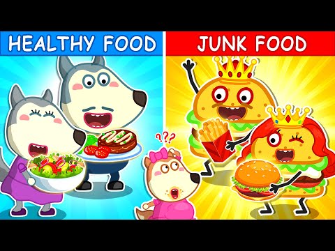 Больше никаких закусок! Люси сбегает из Burger Land! | Wolfoo Russian New Episodes