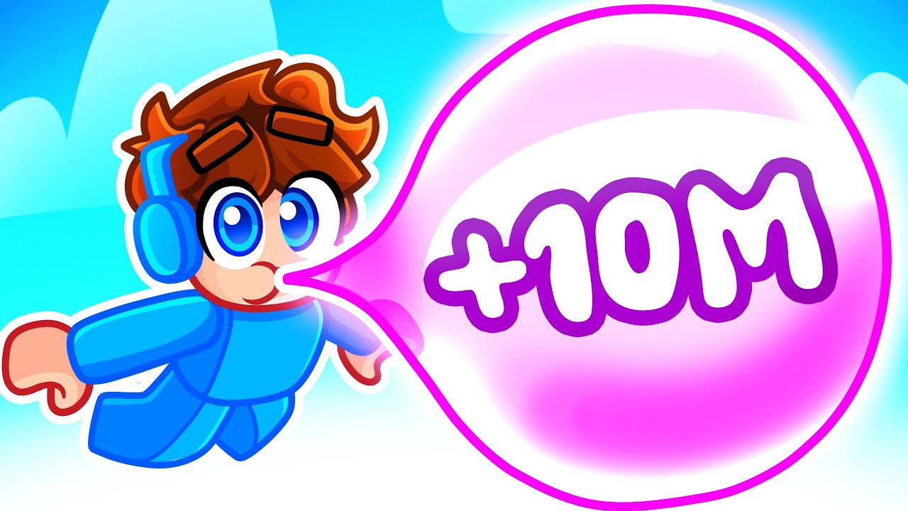 Nafukuju NEJVĚTŠÍ ŽVÝKAČKU v Robloxu! (Bubble Gum Simulator)