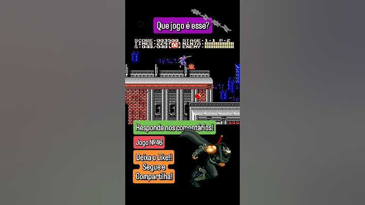 Que jogo é esse? Mostre seu conhecimento gamer! #quejogoéesse #jogos #retro #games #gamer
