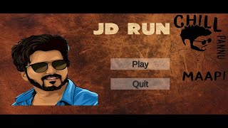 JD Run |2D Running Game | Thalapathy Vijay as JD | V.Elegant screenshot 5