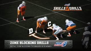 Miami Dolphins Zone Blocking Drills