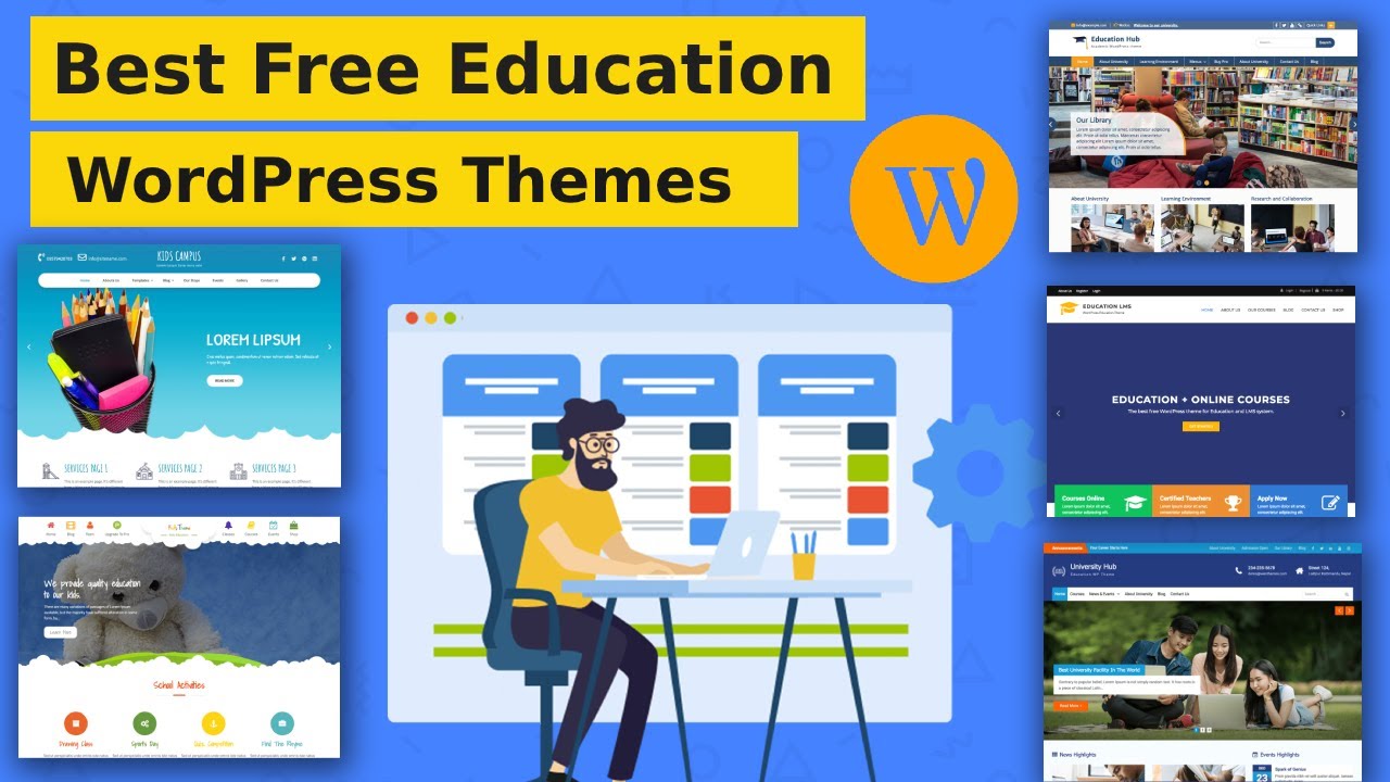 Top 10 Free Education WordPress Themes | Best LMS Education WordPress ...