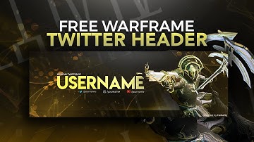 FREE Warframe Twitter Header Template (LINK IN DESCRIPTION)