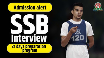 Best SSB Interview Coaching In India | 21 days SSB Interview preparation program | ADMISSION ALERT