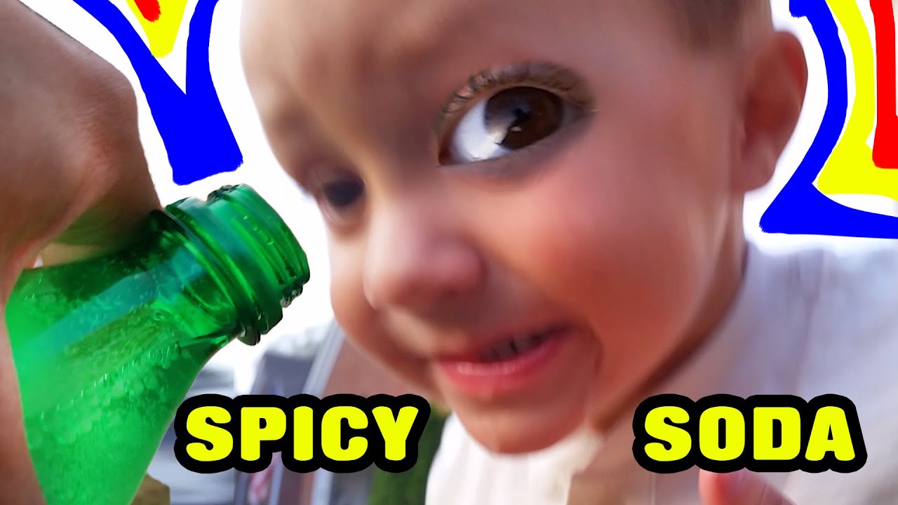 3 Year Old drinks Spicy Soda? Chase Reacts to Sprite Soda! - 3 Year Old drinks Spicy Soda? Chase Reacts to Sprite Soda!