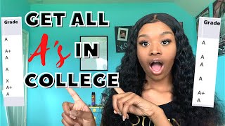 How To Get All A's In College | Easiest Tips to Get Straight A's In Tough Classes
