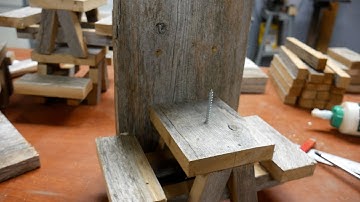 Squirrel Picnic Table Feeder