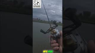First Cast Catch! New Rod &amp; Reel GOES OFF! #shorts