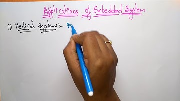 Applications of Embedded Systems | ES | Embedded Systems | Lec-03 |  Bhanu Priya