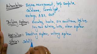 Applications of embedded systems| Embedded Systems | Lec-3 |  Bhanu priya screenshot 3