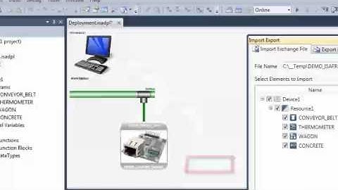 ISaGRAF v6.1 - Français - Export / import : Variables / POU / Resource / Projet