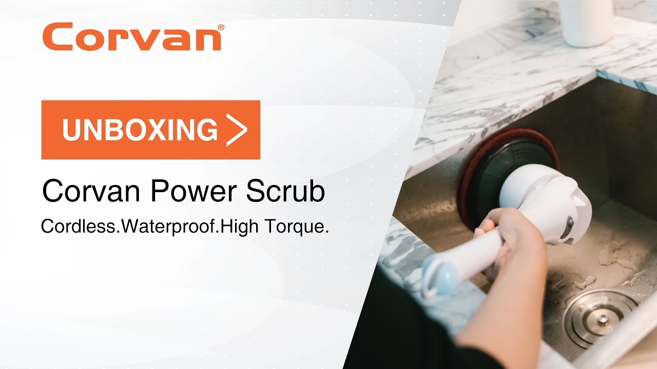 corvan cordless power scrub