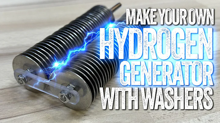 Making a Simple Hydrogen Generator with Washers - Water in Hydrogen - HHO