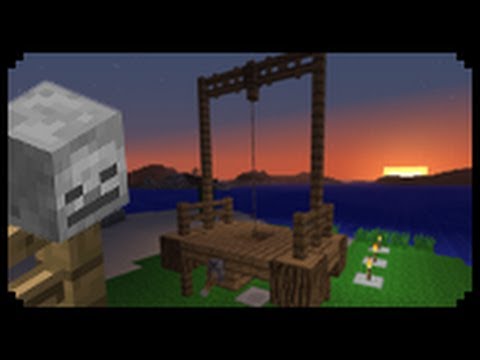 Minecraft: How to make a Gallows - YouTube