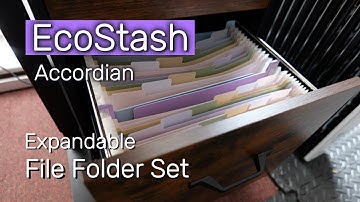 📂🌿 EcoStash Accordion File Organiser | 12 OR 26 Pockets Expanding Folder Eco-Friendly A4/Letter Size