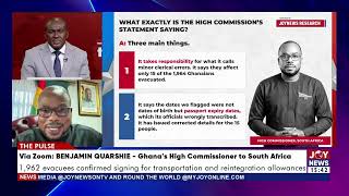 South Africa Evacuation Controversy: Ghana High Commission Explains Data Errors | The Pulse