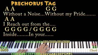 In Your Eyes (Peter Gabriel) Piano Cover Lesson in Bm with Chords/Lyrics - Arpeggios