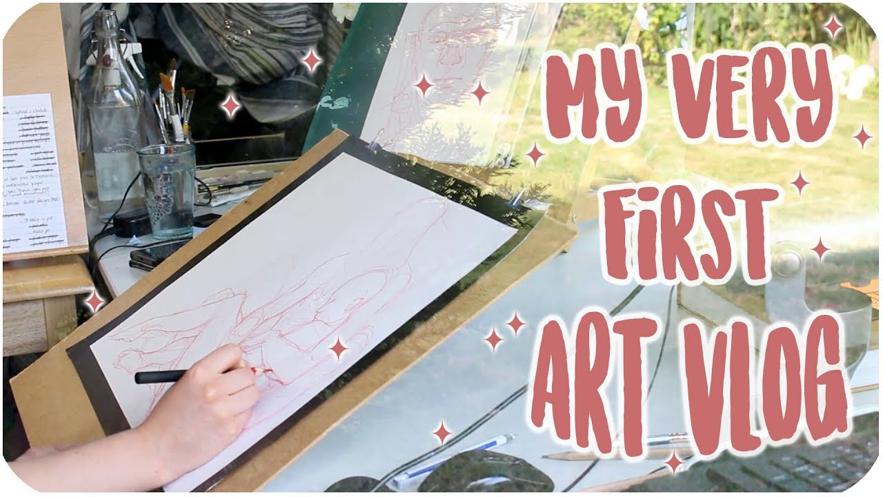FIRST ART STUDIO VLOG! June 2018 // A month in the life of a painter