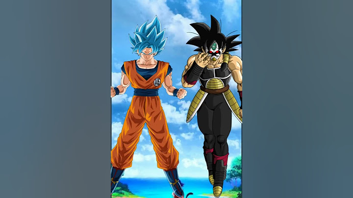 Goku vs Bardock