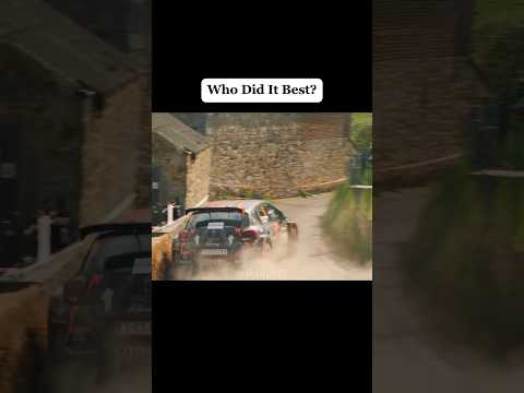 Rally Drivers vs. Tight Corner – Who Did It Best? 🔥#rally #rallying