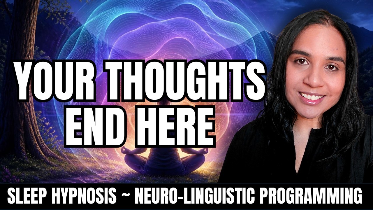The Moment Your Mind Finally Goes Quiet | Sleep Hypnosis (Black Screen)