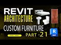 21 - Custom Furniture Component In Revit | Revit Architecture Complete Tutorials in Hindi | Urdu