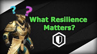 How much Resilience YOU should be using - Destiny 2 - PvP talking point
