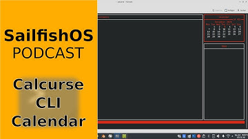 SailfishOS Podcast - Calcurse CLI Calendar