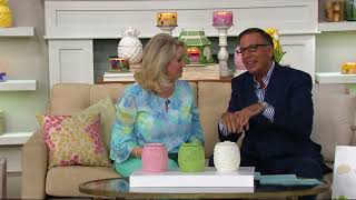 HomeWorx by Harry Slatkin Floral Warmer with 4 Meltables on QVC